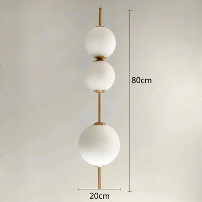DecorBites™ Glass Ball LED Pendant Light for Modern Restaurant, Cafe, Bedroom & Kitchen