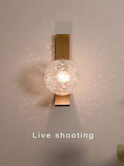 DecorBites™ Bubble Glass Wall Sconce Lamps LED Modern Background Light