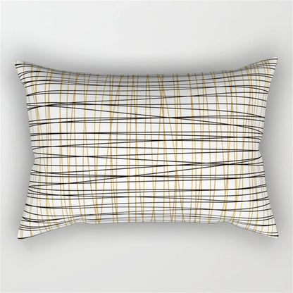 DecorBites™ Geometric Wave Line Waist Pillowcase Set