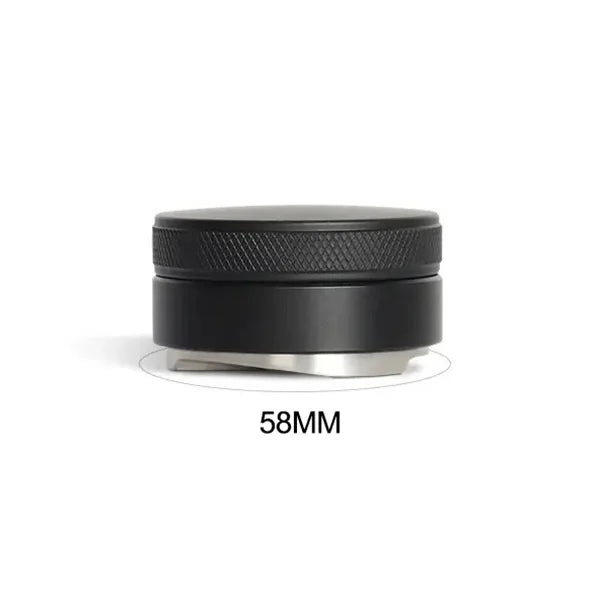 DecorBites™ Coffee Distribution Tool: Adjustable Palm Tamper, Stainless Steel, 3 Angled Slopes