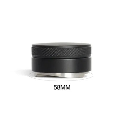 DecorBites™ Coffee Distribution Tool: Adjustable Palm Tamper, Stainless Steel, 3 Angled Slopes