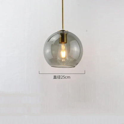 DecorBites™ Glass Ball LED Pendant Lights for Chic Home Decor and Lighting