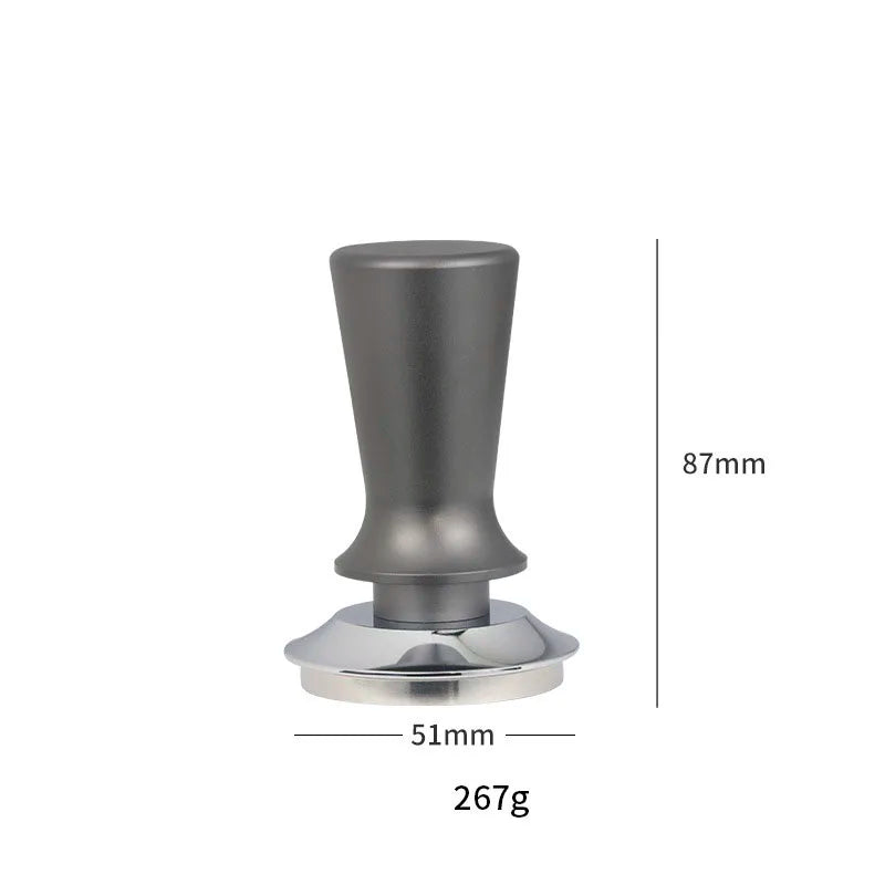 DecorBites™ Adjustable Coffee Tamper | Stainless Steel Flat Base | Barista Tool
