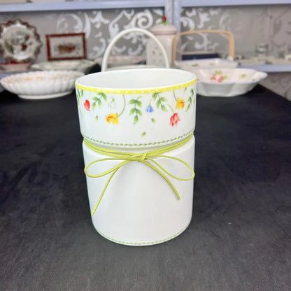 DecorBites™ Easter Tulip Dinnerware Set & Serving Pieces for Home Kitchen.
