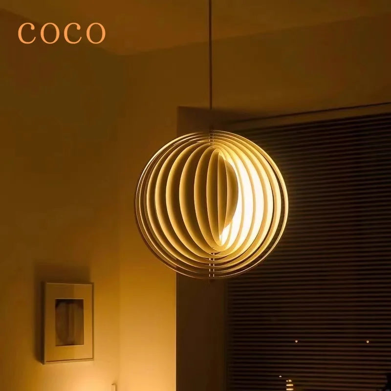 DecorBites™ Designer Moon LED Chandelier Nordic Art Hanging Lights
