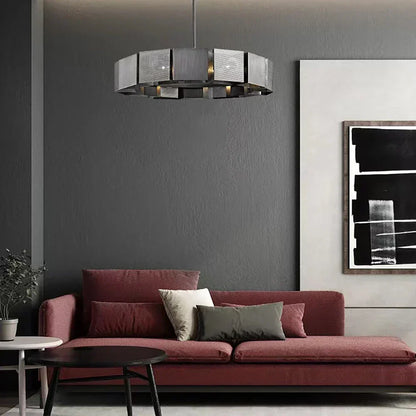DecorBites™ Black Metal Pendant Lights: Stylish LED Luxury Hanging Lamp for Home Decoration
