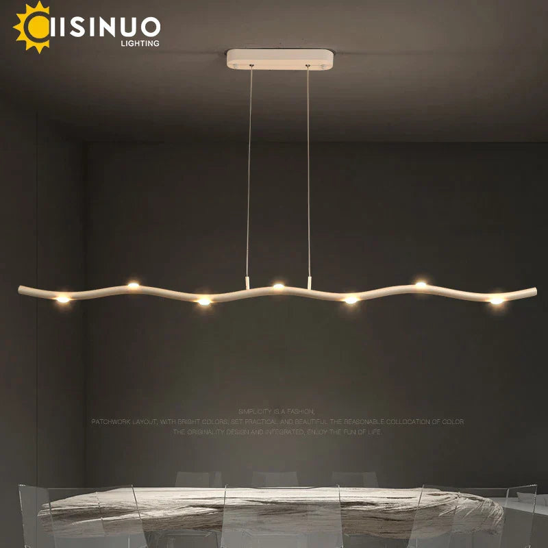 DecorBites™ LED Wave Pendant Light for Office Dining Living Room Decor
