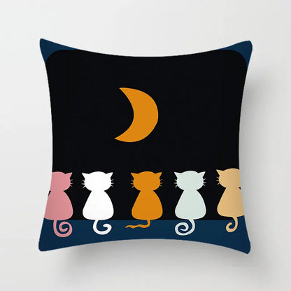 ™ Hello Cat Pillow Cover - Modern Design for Home Decor - Cute & Cozy