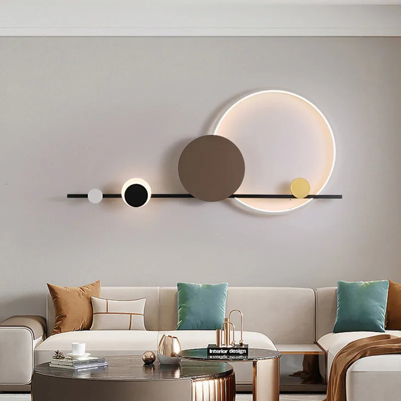 DecorBites™ Art Deco LED Wall Lights: Hotel Dining Room Sconce Stairs Aisle Corridor Lamp