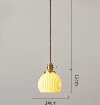 DecorBites™ Blue Glass Pendant Light for Bedroom Dinning Living Room
