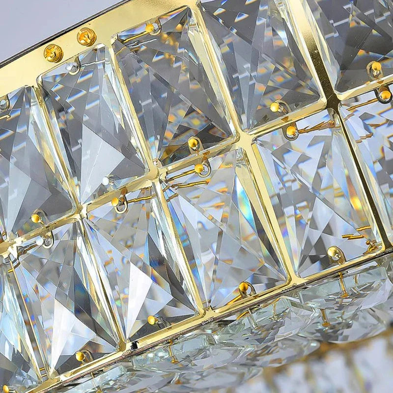 DecorBites™ Crystal Chandelier Pendant Light for Living and Dining Room Lighting