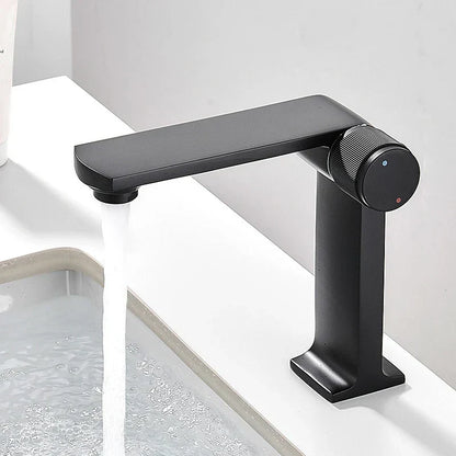 DecorBites™ Black Gold Basin Faucet Deck Mounted Mixer Tap for Modern Bathroom Sink