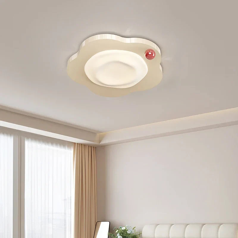 DecorBites™ Cream LED Ceiling Light for Bedroom & Living Room décor