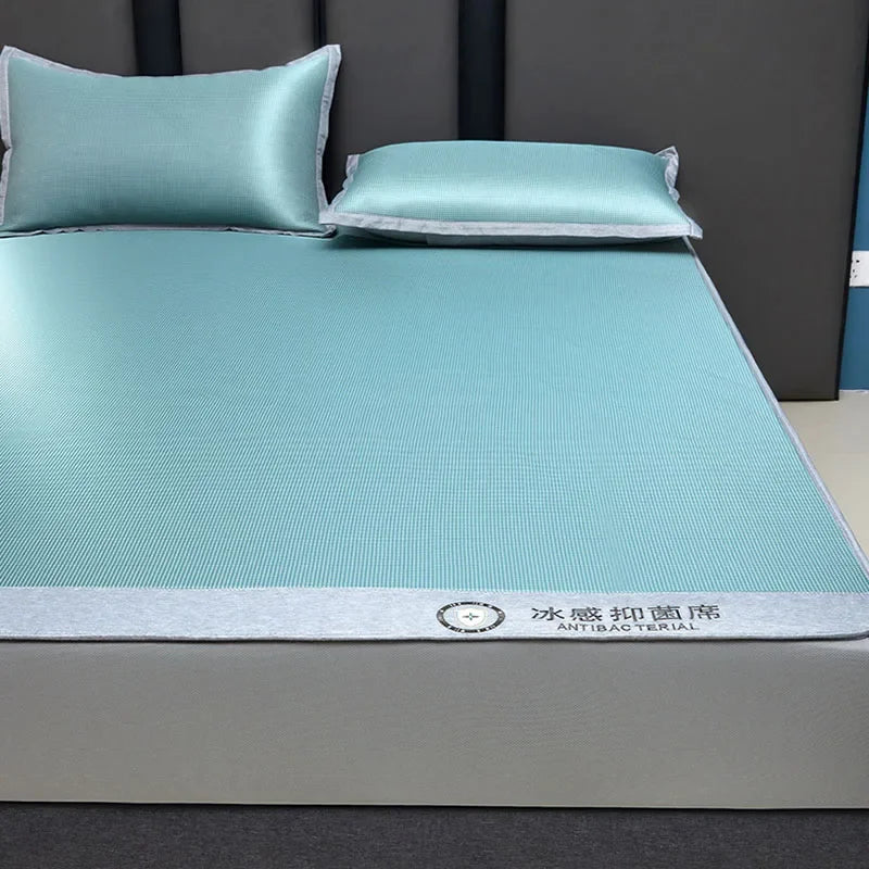 DecorBites™ Cooling Jacquard Fitted Sheet: Skin Friendly, Breathable Single Mattress Protector