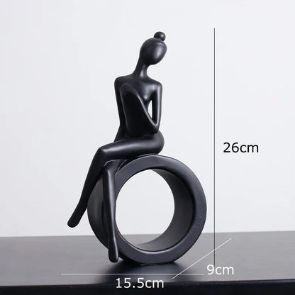 Abstract Figures Sculpture Modern Minimalism Decor Room Crafts DecorBites™ Aesthetics