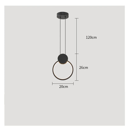 DecorBites™ LED Restaurant Chandelier: Modern Nordic Design Ceiling Pendant Lights for Living & Dining Rooms