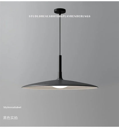 DecorBites™ LED UFO Pendant Lights: Nordic Aluminium Round Lamps for Home Decor and Indoor Lighting