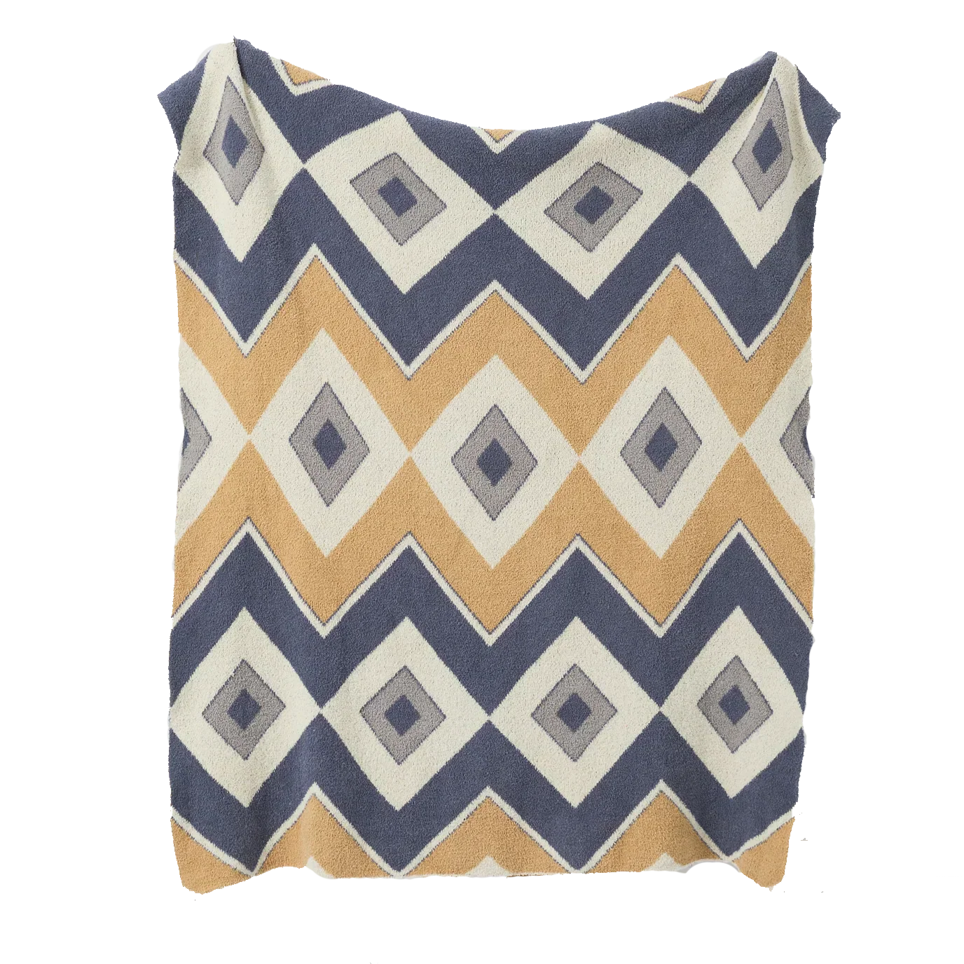 DecorBites™ Bohemian Flower Knitted Throw Blanket