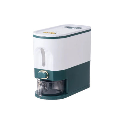 DecorBites™ Large Capacity Rice Dispenser Kitchen Grain Container Moisture Proof Cereal Storage Box