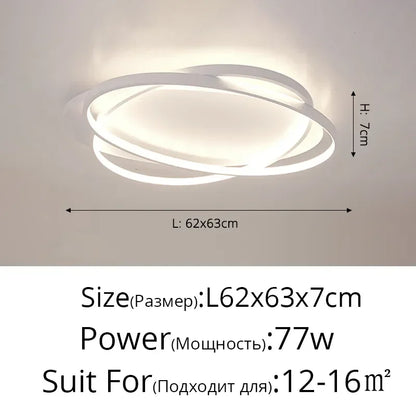 DecorBites™ Elegant Ceiling Chandeliers, Dimmable with Remote Control