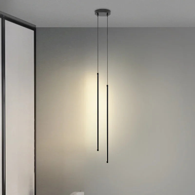 DecorBites™ Black LED Chandelier Pendant Lights for Dining Room and Bedroom