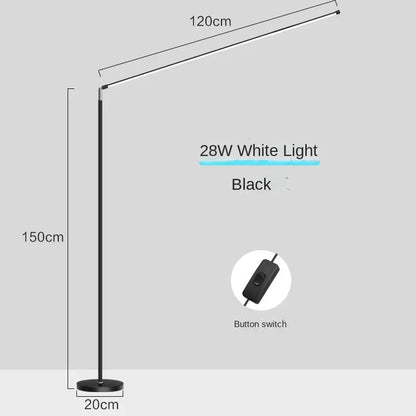 DecorBites™ LED Floor Lamp: Super Bright Minimalist Reading Fixture for Living Room and Bedroom