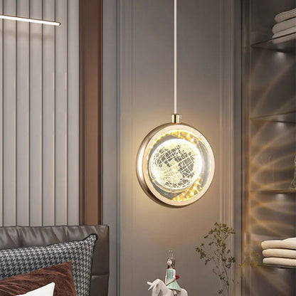 DecorBites™ Crystal Ball Chandelier - Luxury Pendant Light for Bedroom and Living Room