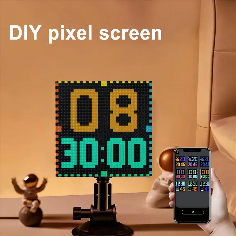 ™ LED Car Sign Screen with Custom Text Animation - 32x32 Pixel Display