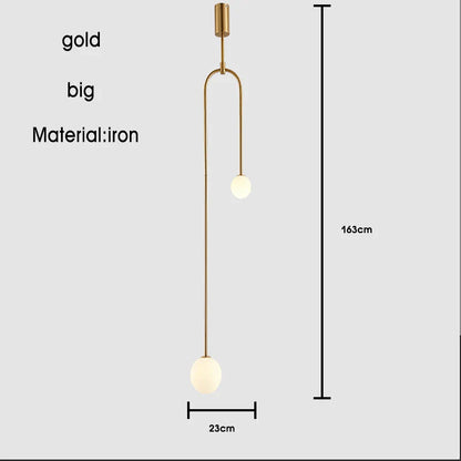 DecorBites™ Black Gold Chandelier Pendant Nordic Modern Lamp