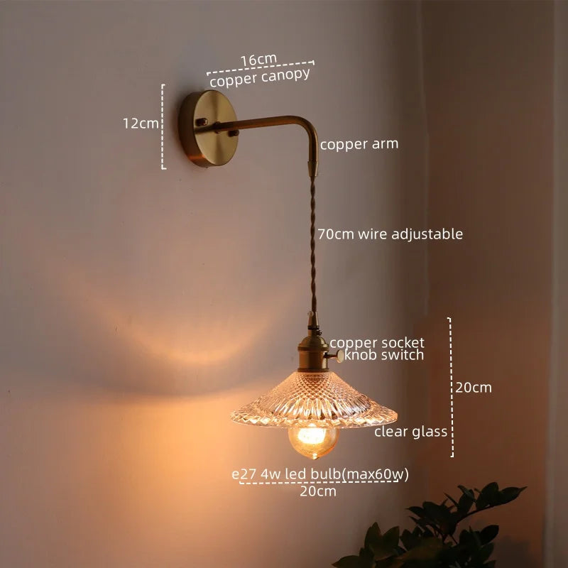 DecorBites™ LED Wall Lamps: Nordic Modern Style for Bedroom, Bathroom, Restaurant with Pull Chain Switch