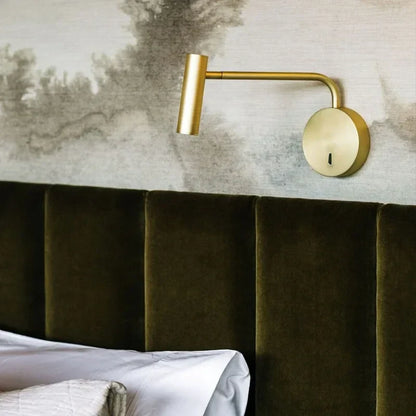 DecorBites™ Enna LED Dimmable Floor Lamp in Gold/Black/White for Minimalist Home Decor