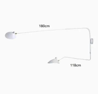DecorBites™ Black Serge Mouille Wall Lamp: Nordic Design, Creative Living Room Decor