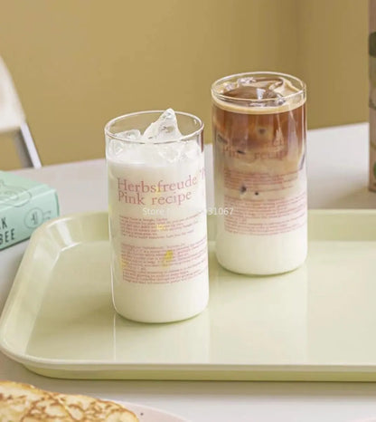 DecorBites™ Glass Coffee Cup Set of 2