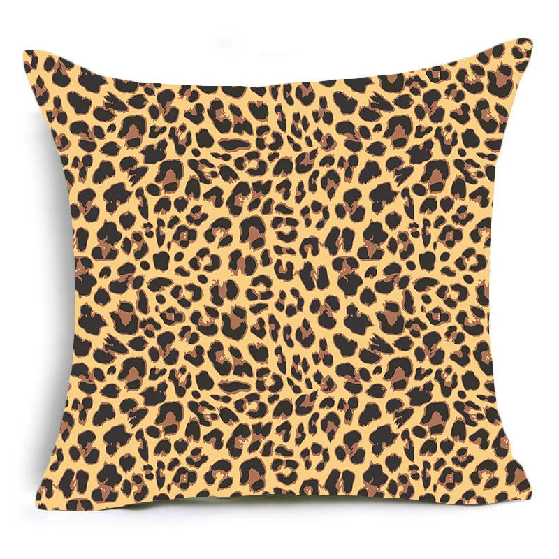 DecorBites™ Animal Print Pillowcase Cushion Cover Home Decoration for Sofa