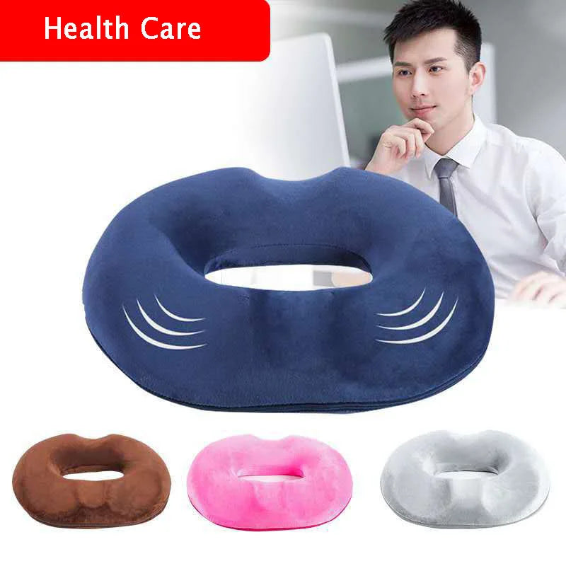 ™ Hemorrhoid Prostate Health Seat Cushion: Removable Bamboo Charcoal Core Butt Cushion