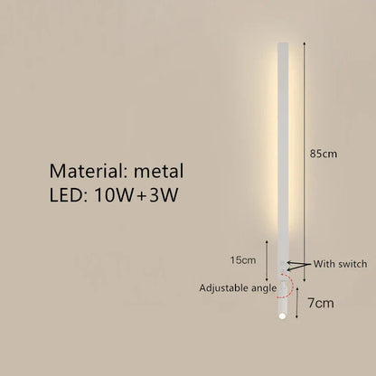 DecorBites™ Adjustable Angle LED Wall Lamp 3000K Sconces for Bedside Reading
