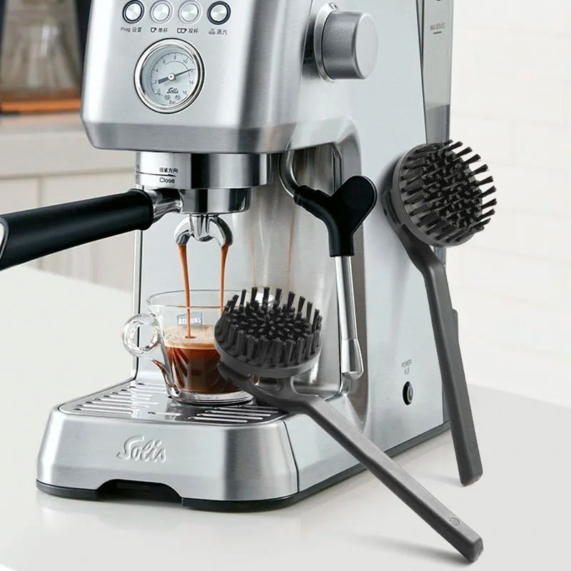 DecorBites™ Coffee Maker Brush: Adjustable Coffee Machine Grinder Cleaning Tool