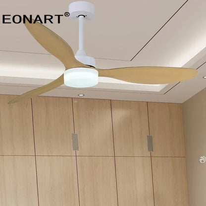 DecorBites™ 52" Fashion Plastic Blade Ceiling Fan with Lamp and Remote Control