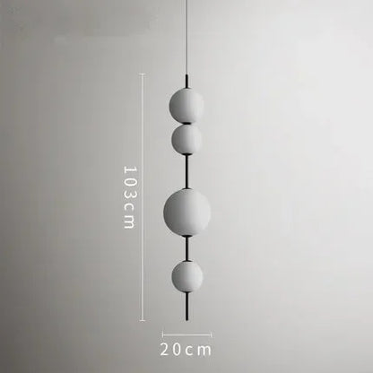 DecorBites™ Glass Ball LED Pendant Light for Modern Restaurant, Cafe, Bedroom & Kitchen