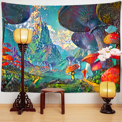 ™ Jellyfish Underwater Tapestry: Psychedelic Alien Art for Home Decor