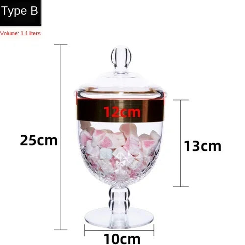 DecorBites™ Acrylic Candy & Spice Jar Set for Kitchen Food Storage
