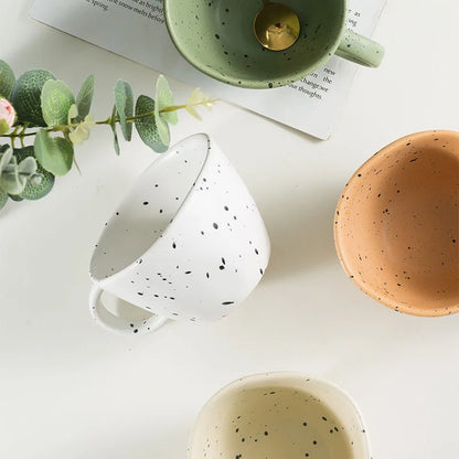 DecorBites™ Creative Ceramic Espresso Coffee Cup Set for Couples