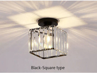 DecorBites™ Crystal LED Ceiling Light for Home Decor, Modern Aisle Light Fixture for Bedroom Living Room