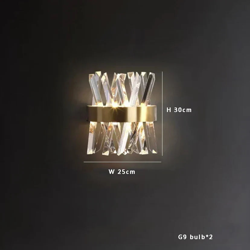DecorBites™ Black Gold Crystal Glass Ceiling Pendant Lights, Luxury Nordic Dining Table Lighting Lamps