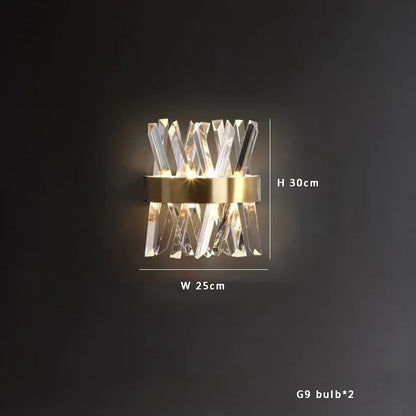 DecorBites™ Black Gold Crystal Glass Ceiling Pendant Lights, Luxury Nordic Dining Table Lighting Lamps