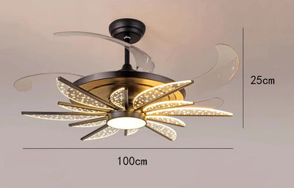 ™ Kids Bedroom Ceiling Fan with Remote Control and LED Light