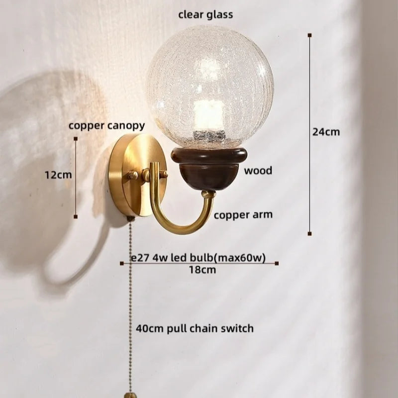 ™ Japanese Style LED Wall Lights 4W for Home Bathroom Bedroom Mirror Lighting