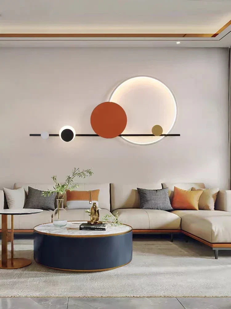 DecorBites™ Art Deco LED Wall Sconce: Modern Lighting for Hotel Restaurant Corridors