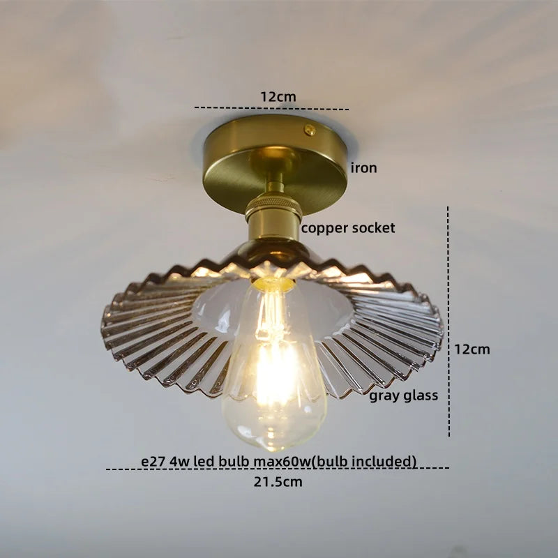 DecorBites™ LED Glass Ceiling Lamp Modern Indoor Lighting Fixture