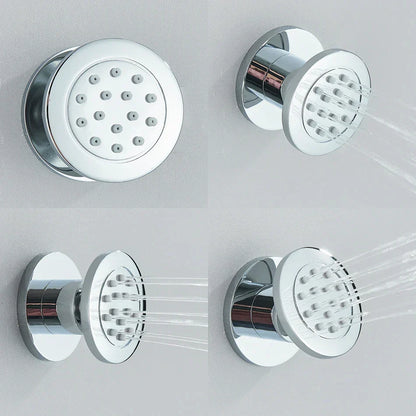 DecorBites™ Brass Body Round Shower SPA Jets for Luxurious Bathroom Massage Experience